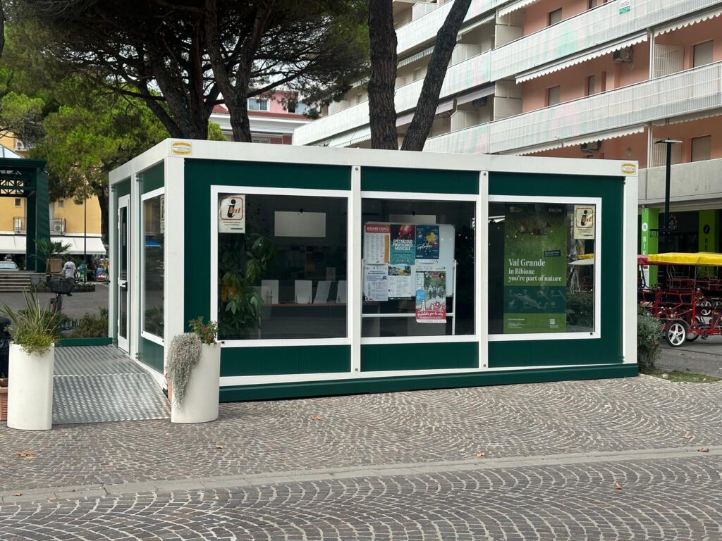 Info point prefabbricato a Bibione