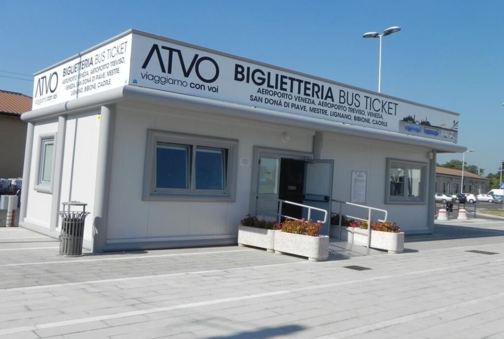 Prefabbricato biglietteria a Portogruaro